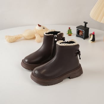 Martin topánky v britskom štýle, vrchná časť z mikrovláknovej kože, bočný zips, gumová podrážka, vnútorná výstelka z umelej krátkej plyše