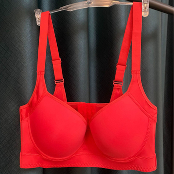 Sutien fără cusături Push-Up, cupe 3/4, cupe modelate subțiri, material nylon, căptușeală din spandex