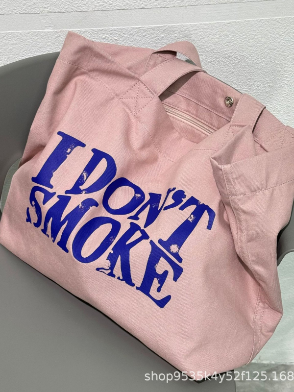 Torbica Tote od platna, ulični stil, vodoravni kvadratni oblik, otvoreni vrh, unutarnja pregrada za dokumente