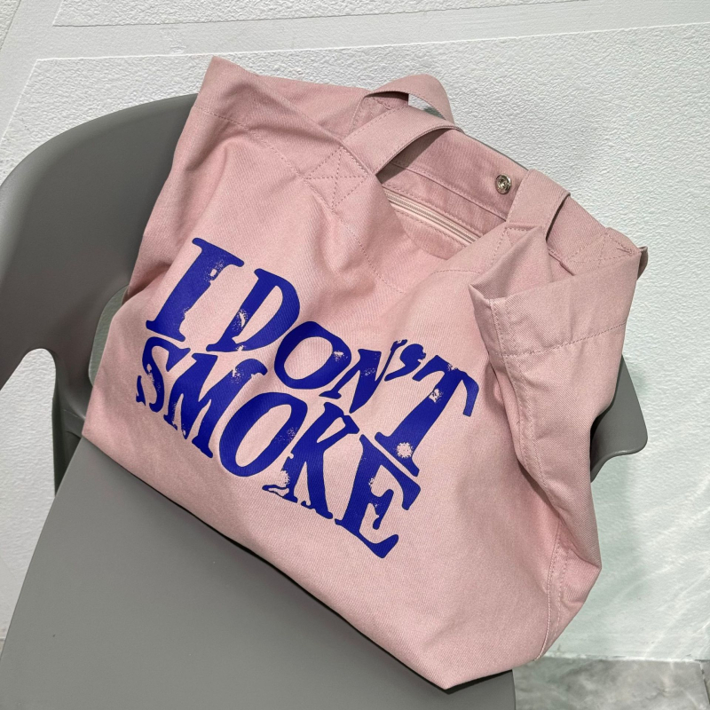 Torbica Tote od platna, ulični stil, vodoravni kvadratni oblik, otvoreni vrh, unutarnja pregrada za dokumente