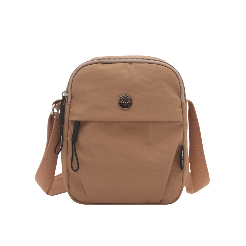 Notelli street-style torba preko ramena od Oxford materijala, vodootporna, kompaktnog horizontalno kvadratnog oblika, zatvarač, unutarnja džep za telefon, poliester podstava, jedna naramenica
