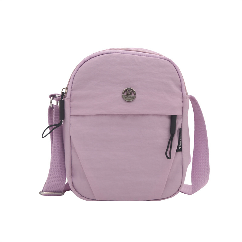 Notelli street-style torba preko ramena od Oxford materijala, vodootporna, kompaktnog horizontalno kvadratnog oblika, zatvarač, unutarnja džep za telefon, poliester podstava, jedna naramenica