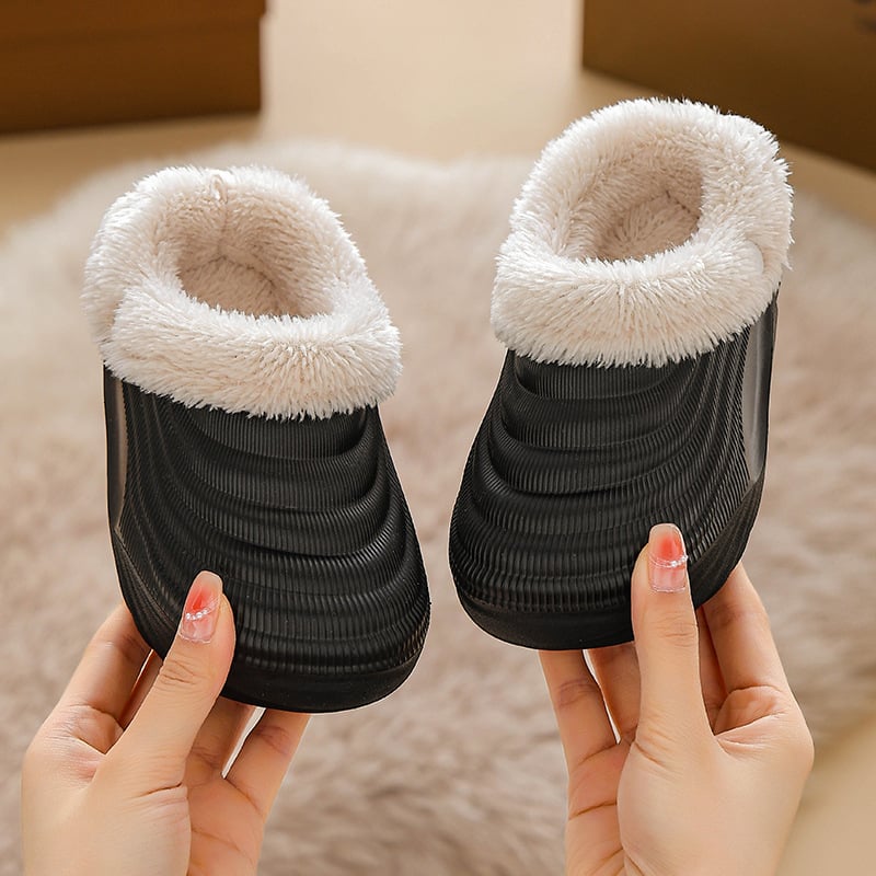 Gyermekek EVA papucsok, puha bélés, csíkos minta, vastag talp, csúszásmentes, levehető és mosható