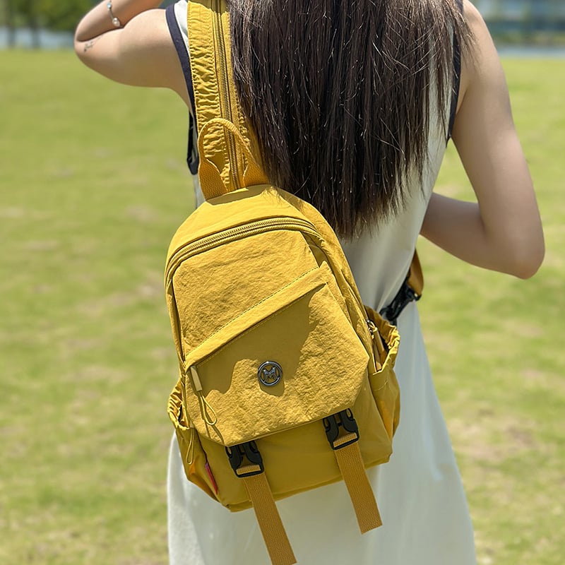 Unisex taška na hrudník, multifunkčná športová taška cez rameno, nylon, minimalistický luxusný štýl, objem do 20 L, ramenný popruh s vzduchovou výplňou