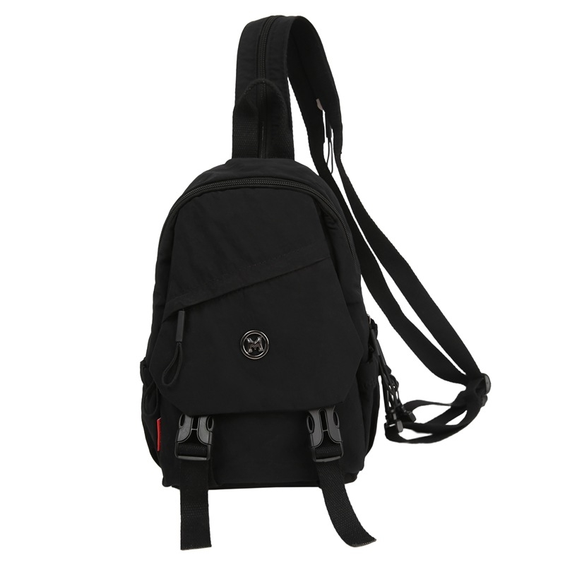 Unisex taška na hrudník, multifunkčná športová taška cez rameno, nylon, minimalistický luxusný štýl, objem do 20 L, ramenný popruh s vzduchovou výplňou