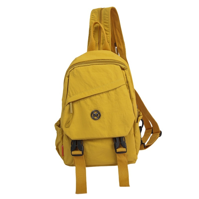 Unisex taška na hrudník, multifunkčná športová taška cez rameno, nylon, minimalistický luxusný štýl, objem do 20 L, ramenný popruh s vzduchovou výplňou