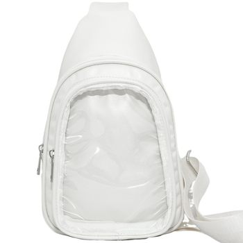 Ženska denim mini crossbody torbica s zatvaračem, unutarnji odjeljak i džep, poliester podstava, za slobodno vrijeme