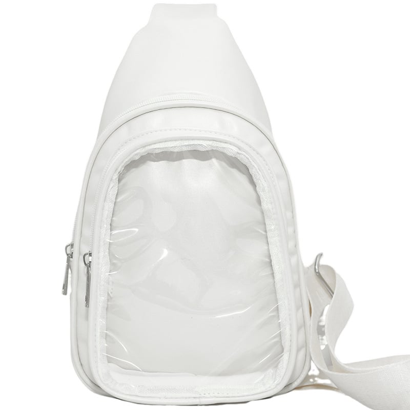 Ženska denim mini crossbody torbica s zatvaračem, unutarnji odjeljak i džep, poliester podstava, za slobodno vrijeme