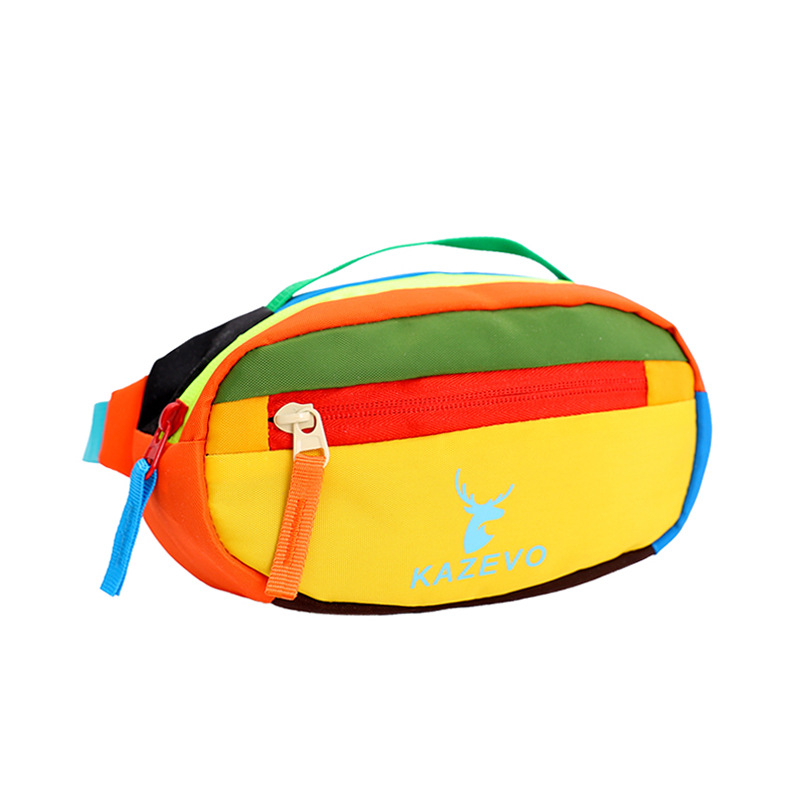 Geantă de talie/crossbody pentru femei, mare capacitate, stil retro european-american, nailon, căptușeală nailon, închidere cu fermoar, buzunar exterior 3D, Cod produs KZ1154, primăvara 2026