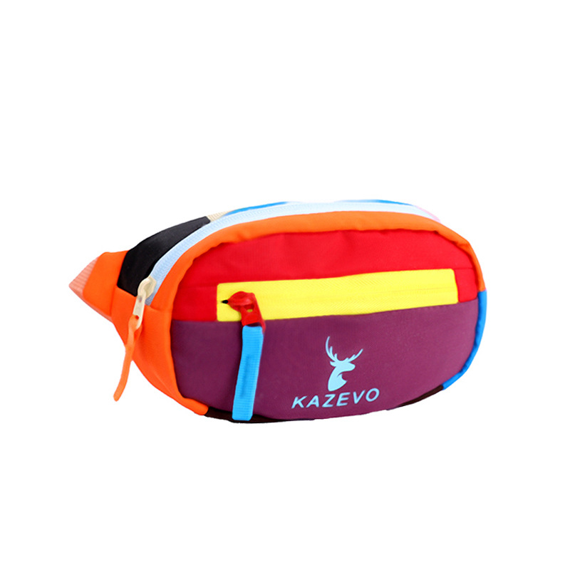 Geantă de talie/crossbody pentru femei, mare capacitate, stil retro european-american, nailon, căptușeală nailon, închidere cu fermoar, buzunar exterior 3D, Cod produs KZ1154, primăvara 2026