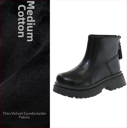 Dievčenské Chelsea čižmy, vrchný materiál syntetická koža, bočný zips, PU podrážka, na jeseň, zimu a jar