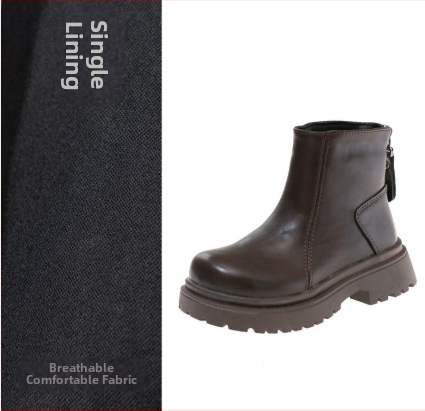 Dievčenské Chelsea čižmy, vrchný materiál syntetická koža, bočný zips, PU podrážka, na jeseň, zimu a jar