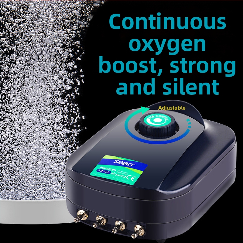 SB аквариумна кислородна аерационна помпа, много тиха, модел sz0101010, тегло 2000 g