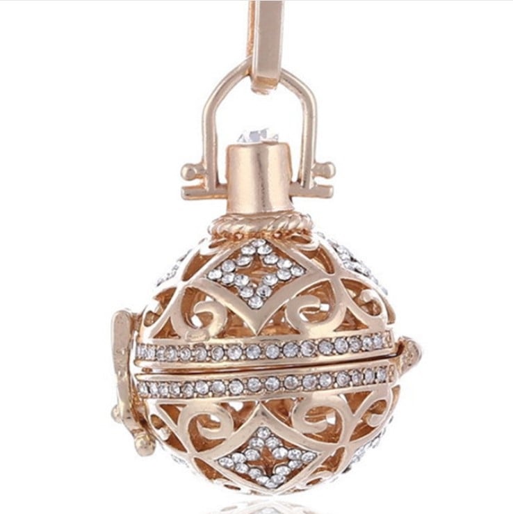 Colier din cupru cu lanț Box Chain și pandantiv din cupru, lungime 51-80 cm, greutate 22.5 g