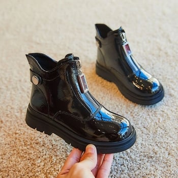 Dievčenské zimné topánky, vrchný materiál mikrovlákno, protišmyková podrážka z prírodného kaučuku, pre vek 1-3 rokov, jeseň 2024