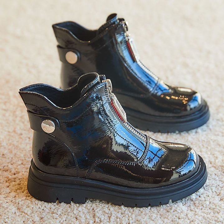 Dievčenské zimné topánky, vrchný materiál mikrovlákno, protišmyková podrážka z prírodného kaučuku, pre vek 1-3 rokov, jeseň 2024