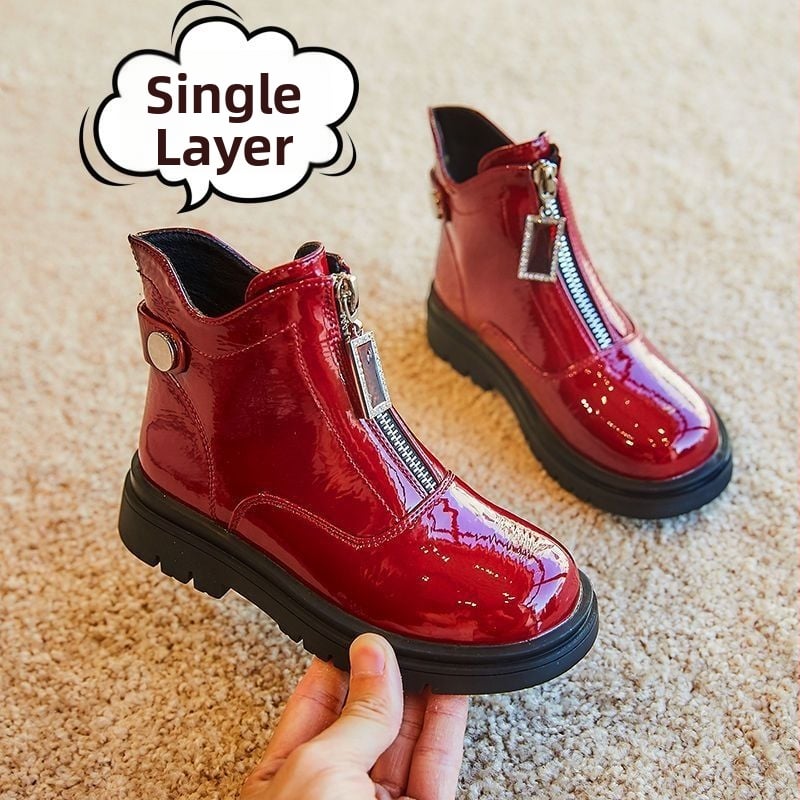 Dievčenské zimné topánky, vrchný materiál mikrovlákno, protišmyková podrážka z prírodného kaučuku, pre vek 1-3 rokov, jeseň 2024