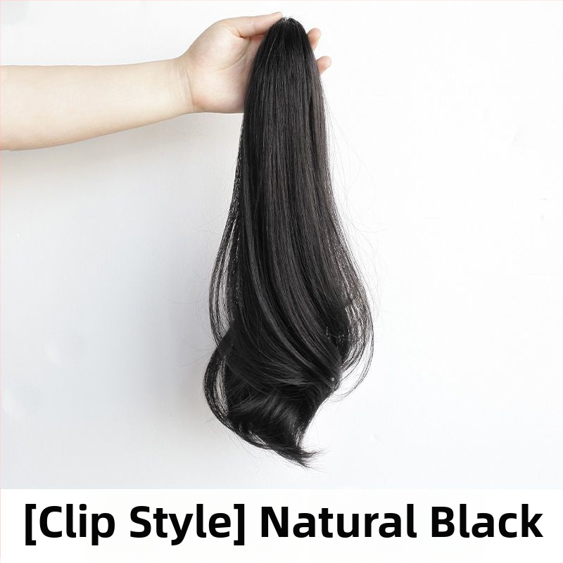 Klipszes farkashosszabbítás, hullámos, könnyű, modell Clip-in Wavy, Magas hőmérsékletű selyem