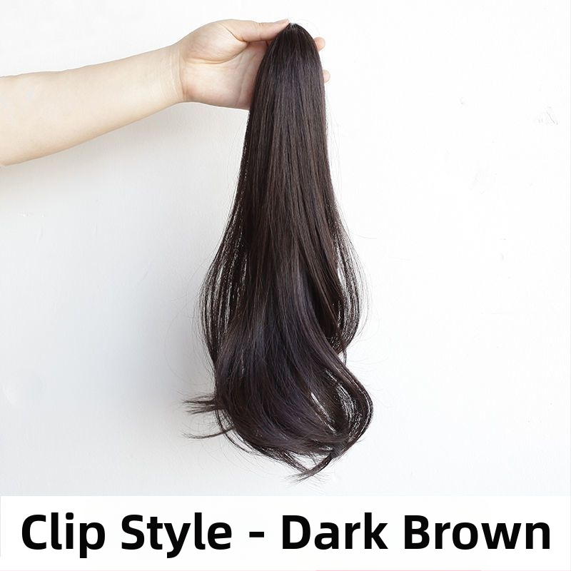 Klipszes farkashosszabbítás, hullámos, könnyű, modell Clip-in Wavy, Magas hőmérsékletű selyem