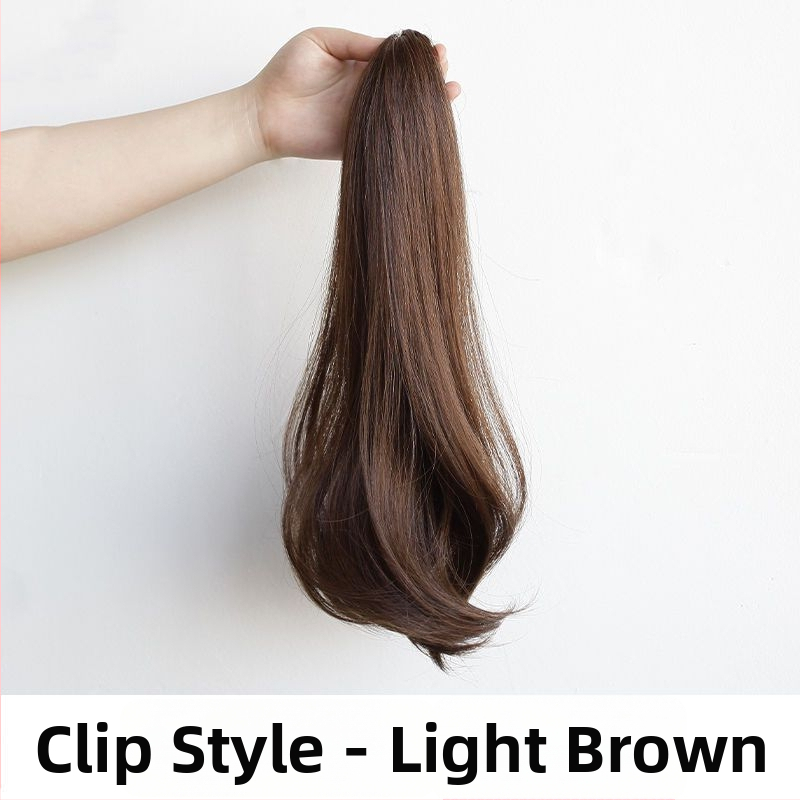 Klipszes farkashosszabbítás, hullámos, könnyű, modell Clip-in Wavy, Magas hőmérsékletű selyem