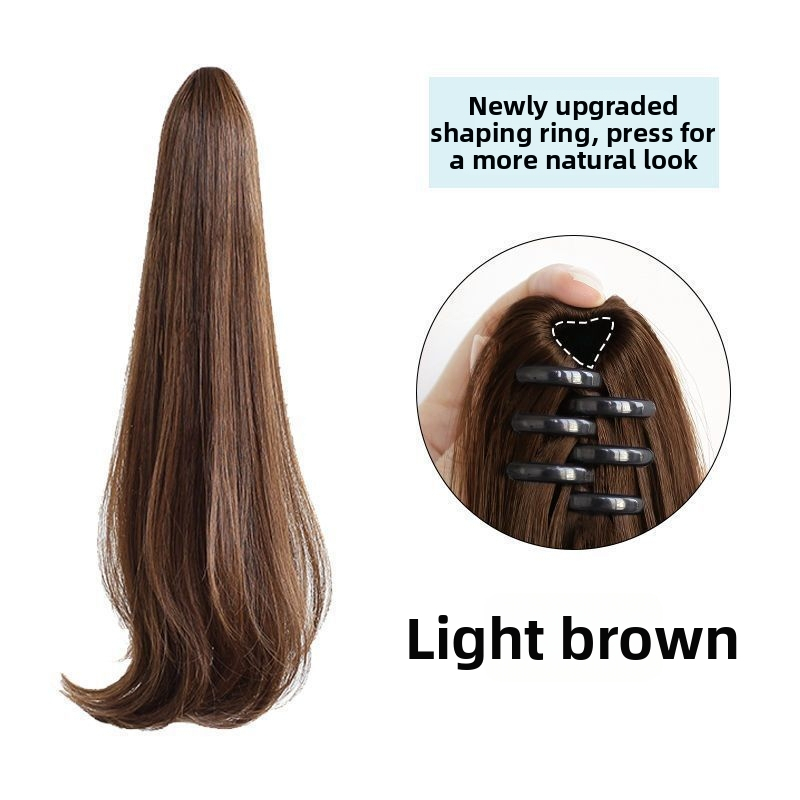 Klipszes farkashosszabbítás, hullámos, könnyű, modell Clip-in Wavy, Magas hőmérsékletű selyem