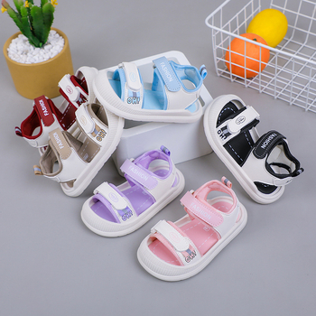 Uniszex strandcipő óvodásoknak és kisgyerekeknek — rajzfilm mintázat, gumi talp, Velcro-zárás, 1–6 éves korosztály