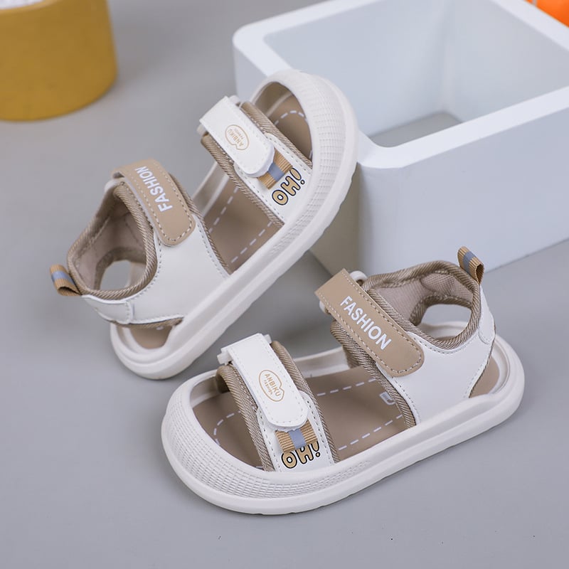 Uniszex strandcipő óvodásoknak és kisgyerekeknek — rajzfilm mintázat, gumi talp, Velcro-zárás, 1–6 éves korosztály