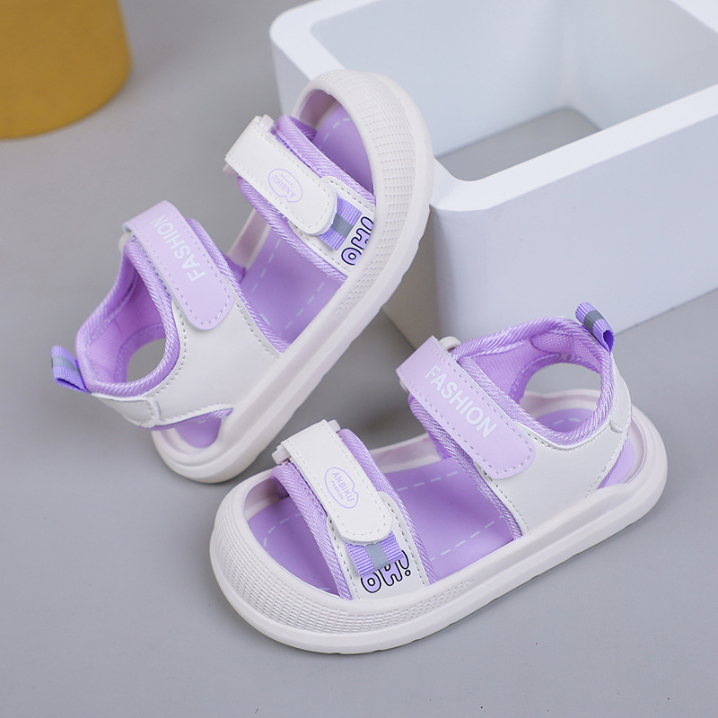 Uniszex strandcipő óvodásoknak és kisgyerekeknek — rajzfilm mintázat, gumi talp, Velcro-zárás, 1–6 éves korosztály