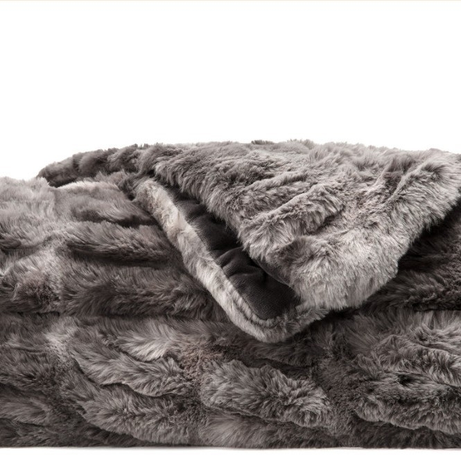 Deka od zajčje dlake - poliester, 300–500 g, Milk Blanket, za sve sezone, moderni minimalistički stil