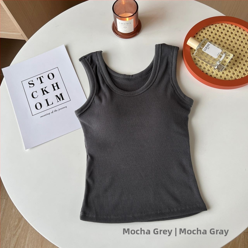 Vesta termică cu De Velvet, căptușită cu fleece, grosime 201-250 g/m², decolteu în formă de U