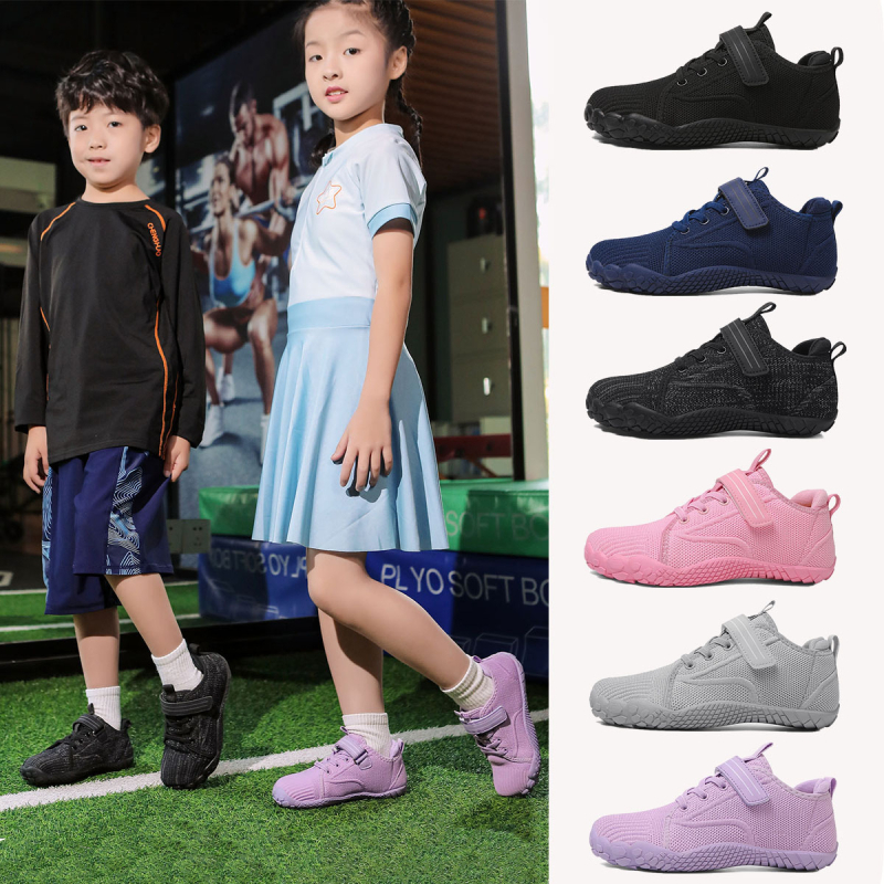 Unisex dječje sportske tenisice, mrežasti gornji dio, gumasta protuklizna potplata, Velcro kopča, za djecu u dobi od 7 do 16 godina, sve sezone