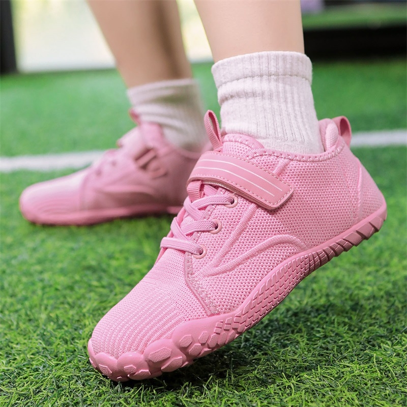 Unisex dječje sportske tenisice, mrežasti gornji dio, gumasta protuklizna potplata, Velcro kopča, za djecu u dobi od 7 do 16 godina, sve sezone