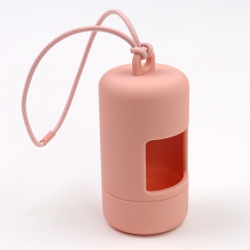 Dávkovač vreciek na odpadky s elastickou matnou nádobou na skladovanie – ABS materiál, nástroj na zber výkalov pre domáce zvieratá