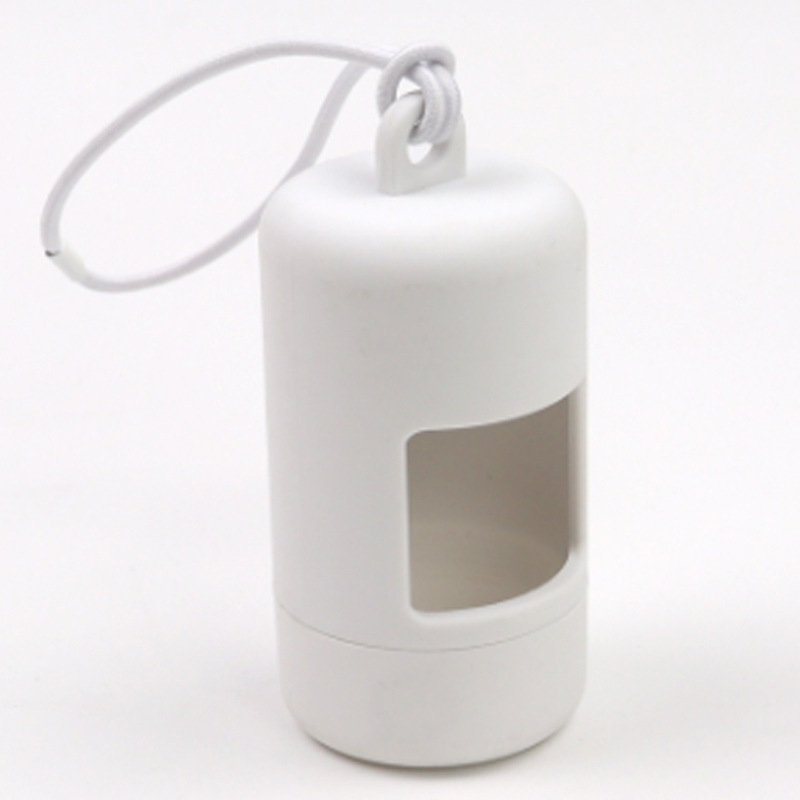 Dávkovač vreciek na odpadky s elastickou matnou nádobou na skladovanie – ABS materiál, nástroj na zber výkalov pre domáce zvieratá