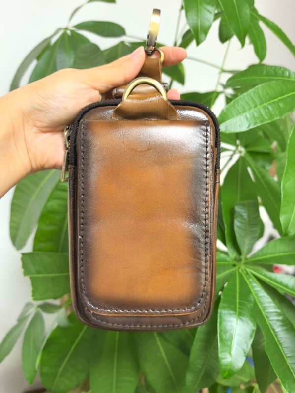 Shi Jiangxin Ανδρική δερμάτινη ζώνη μέσης - Ultra-light, Ρετρό στυλ, Μοντέλο YB005