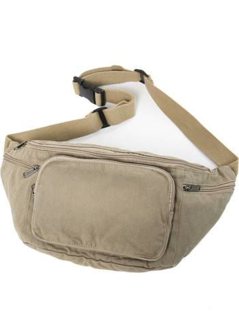 Platnena unisex crossbody torba s patentnim zatvaranjem, poliesterska podstava, džep za mobitel, unutarnji patch džep, srednje meka konstrukcija
