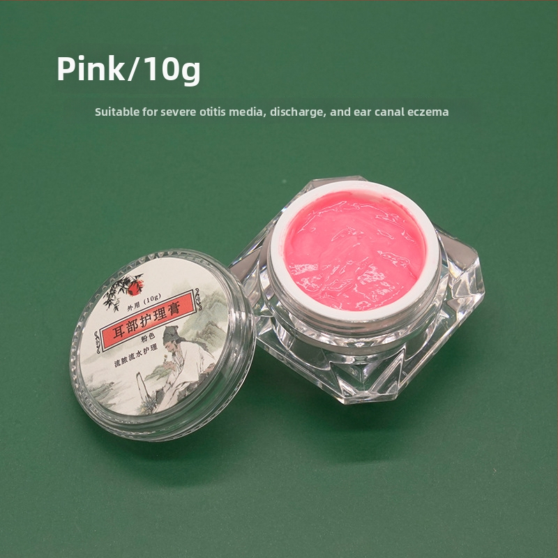 Sada starostlivosti o uši: nežiariaca lyžička na uši a krém na starostlivosť, úľava od začervenania a svrbenia, 10–20 g