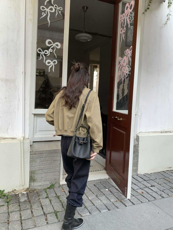 PU ženska torba tipa kanta, elegantan zrel stil, preko jedne ramene, magnetsko zatvaranje