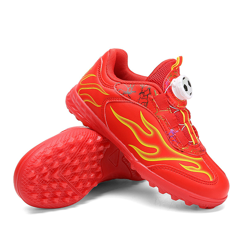 Παιδικά παπούτσια ποδοσφαίρου με τάκους για χλοοτάπητα – χαμηλό πάνω μέρος, καουτσούκ σόλα, ανθεκτικά στη φθορά, για όλες τις εποχές