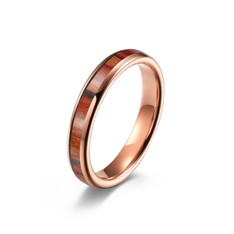 Inel din oțel wolfram cu formă geometrică, finisaj lustruit, unisex, Dongguan