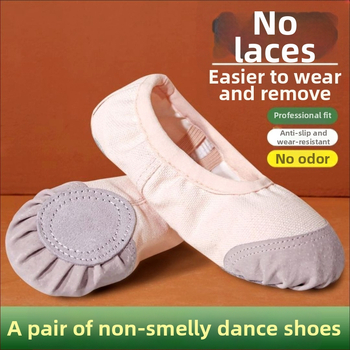 Mengwei Latin tánc cipők lányoknak - kínai stílus, pekingi opera, puha talp, pamut felső rész, 7–12 éveseknek