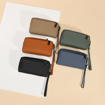 Geantă pentru femei din piele naturală, piele de vițel top grain, stil urban minimalist, geantă mică pătrată cu fermoar