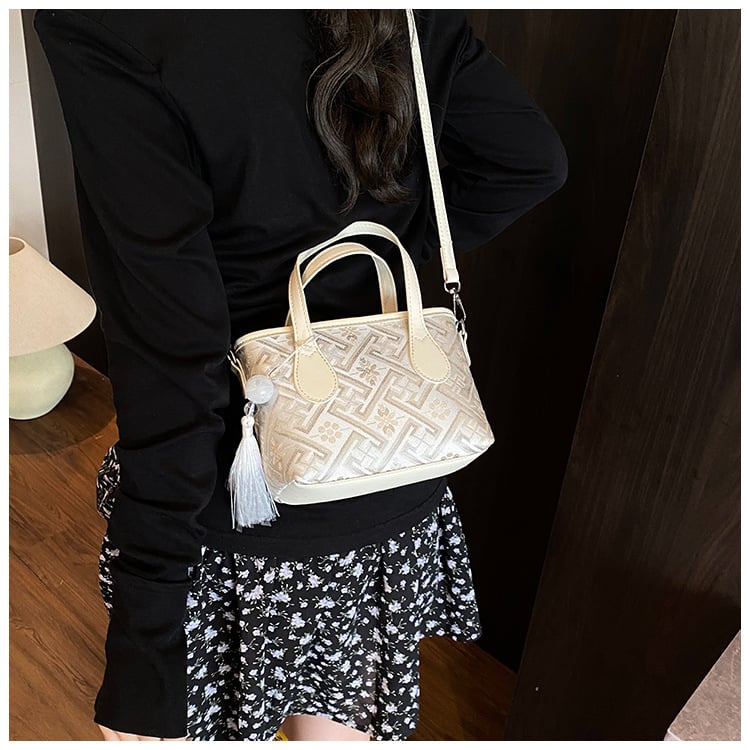 PU anyagú vödörtáska, városi egyszerű stílus, zipzáras nyitás, poliészter bélés