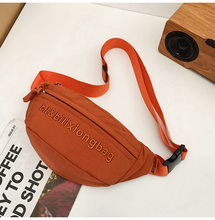 Torba preko ramena, nylon, gradski stil, proljeće 2025, zatvarač, džep za mobitel