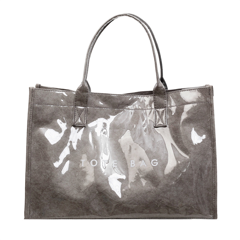 Rame Tote torba – vintage lagani luksuz za svaki dan, PVC materijal, Cross-border Trend stil, pravokutni oblik, magnetska kopča, unutarnji džep sa skrivenim zatvaračem i džep za telefon