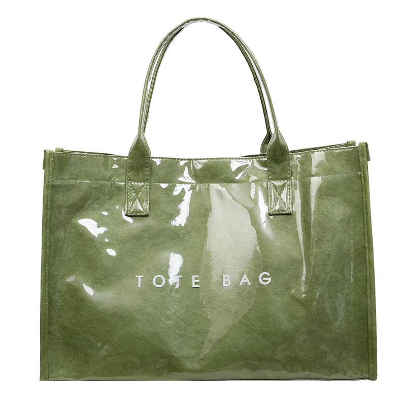 Rame Tote torba – vintage lagani luksuz za svaki dan, PVC materijal, Cross-border Trend stil, pravokutni oblik, magnetska kopča, unutarnji džep sa skrivenim zatvaračem i džep za telefon