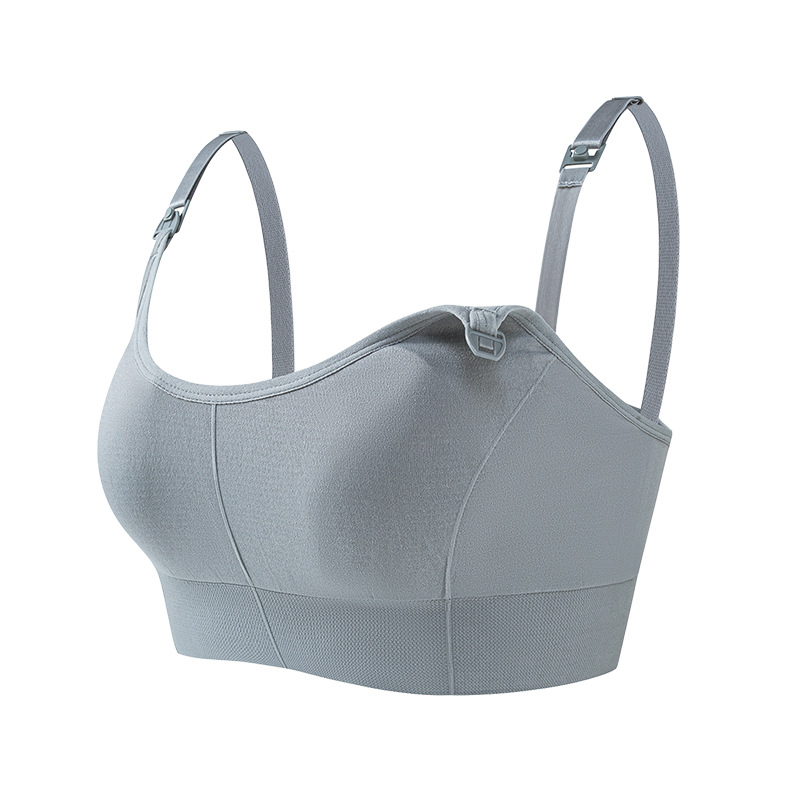 Σουτιέν Θηλάσμου για μητέρες - χωρίς ραφές, χωρίς μεταλλικά, cups χωρίς φόρμα, πίσω-κολακευτικός σχεδιασμός, σταθεροί διπλοί ιμάντες (Υφασμα: νάιλον; Εσωτερική επένδυση: σπάντεξ <30%; Cups χωρίς φόρμα; Χωρίς ραφές; Σταθερά διπλά ιμάντες)
