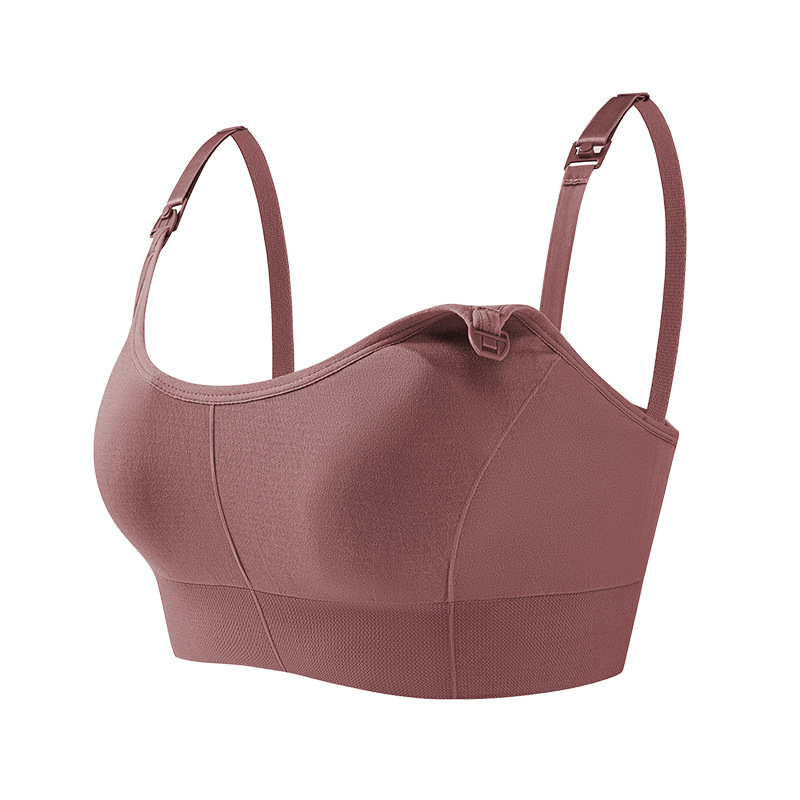 Σουτιέν Θηλάσμου για μητέρες - χωρίς ραφές, χωρίς μεταλλικά, cups χωρίς φόρμα, πίσω-κολακευτικός σχεδιασμός, σταθεροί διπλοί ιμάντες (Υφασμα: νάιλον; Εσωτερική επένδυση: σπάντεξ <30%; Cups χωρίς φόρμα; Χωρίς ραφές; Σταθερά διπλά ιμάντες)
