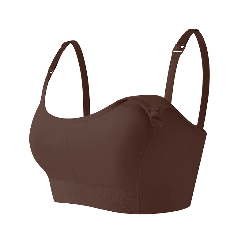 Σουτιέν Θηλάσμου για μητέρες - χωρίς ραφές, χωρίς μεταλλικά, cups χωρίς φόρμα, πίσω-κολακευτικός σχεδιασμός, σταθεροί διπλοί ιμάντες (Υφασμα: νάιλον; Εσωτερική επένδυση: σπάντεξ <30%; Cups χωρίς φόρμα; Χωρίς ραφές; Σταθερά διπλά ιμάντες)