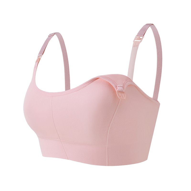 Σουτιέν Θηλάσμου για μητέρες - χωρίς ραφές, χωρίς μεταλλικά, cups χωρίς φόρμα, πίσω-κολακευτικός σχεδιασμός, σταθεροί διπλοί ιμάντες (Υφασμα: νάιλον; Εσωτερική επένδυση: σπάντεξ <30%; Cups χωρίς φόρμα; Χωρίς ραφές; Σταθερά διπλά ιμάντες)